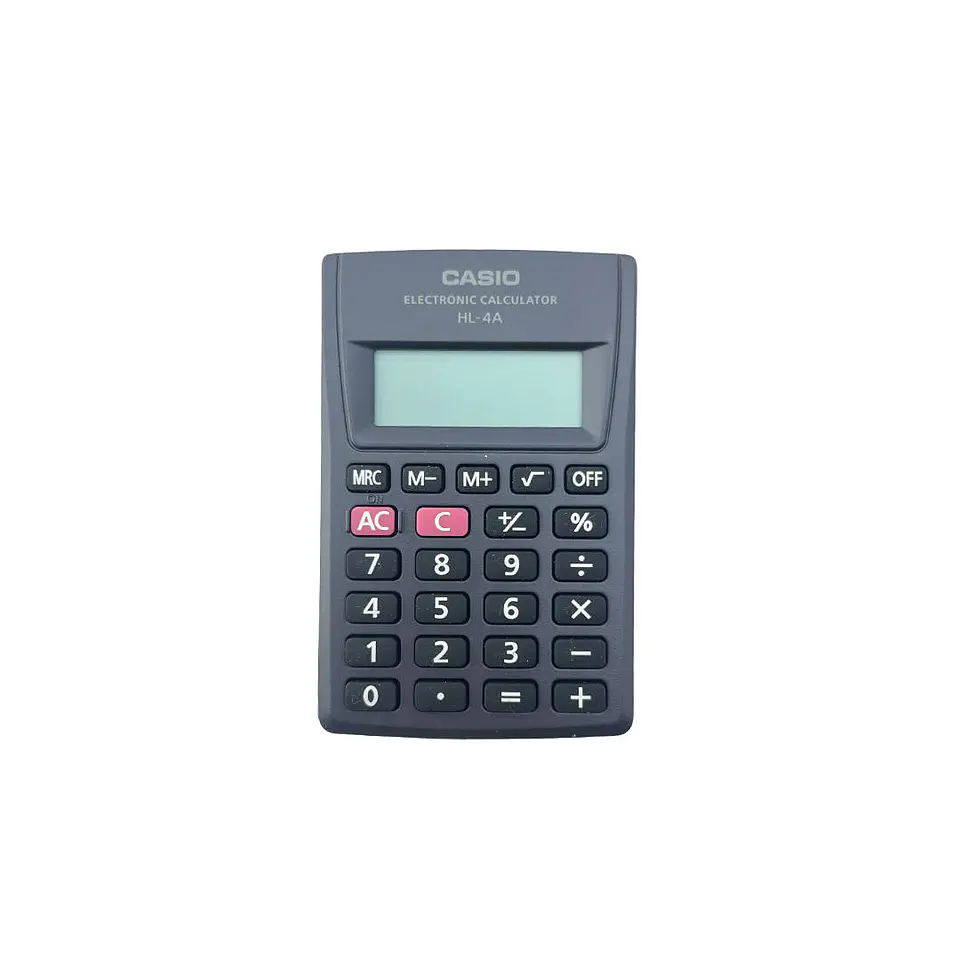 Calculadora bolsillo 08 dig HL-4A Casio 2