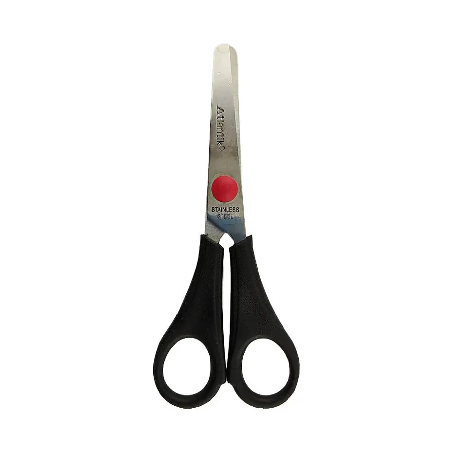 Tijera escolar 13 cm punta redonda blis 01 u Atlantik 3