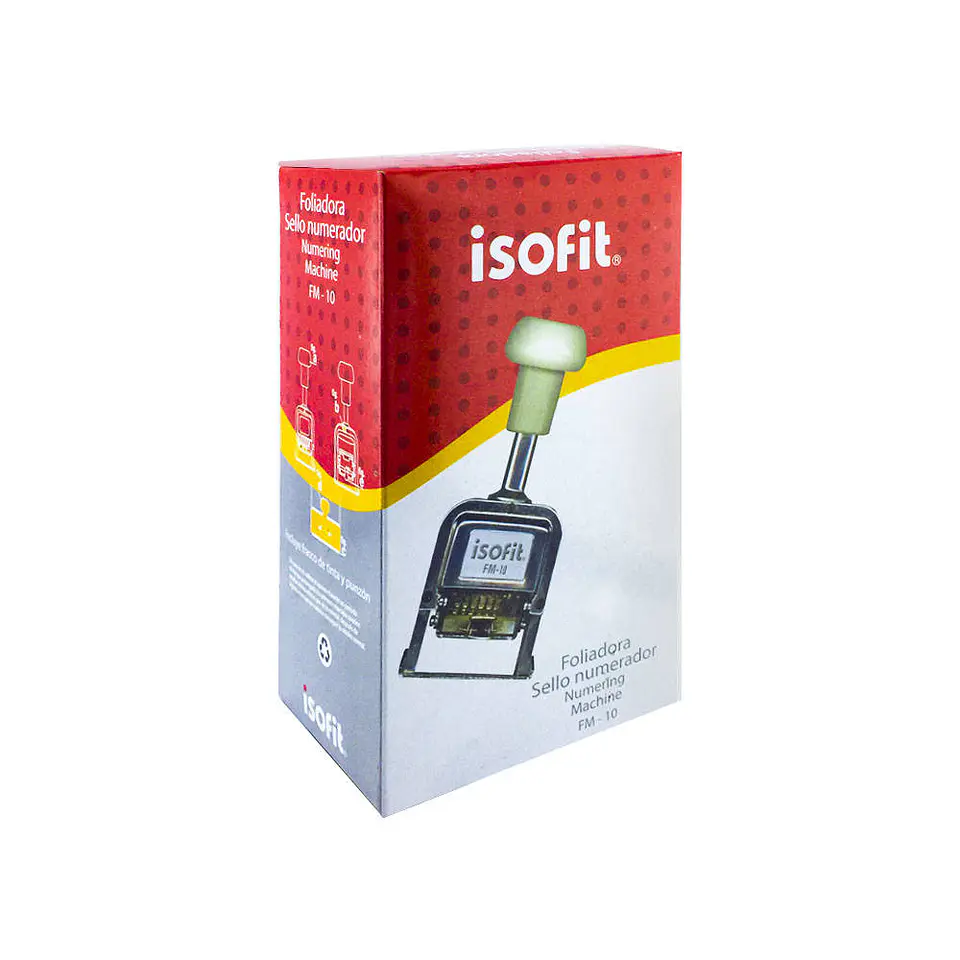 Foliador metalico 10 dig FM10 Isofit 2