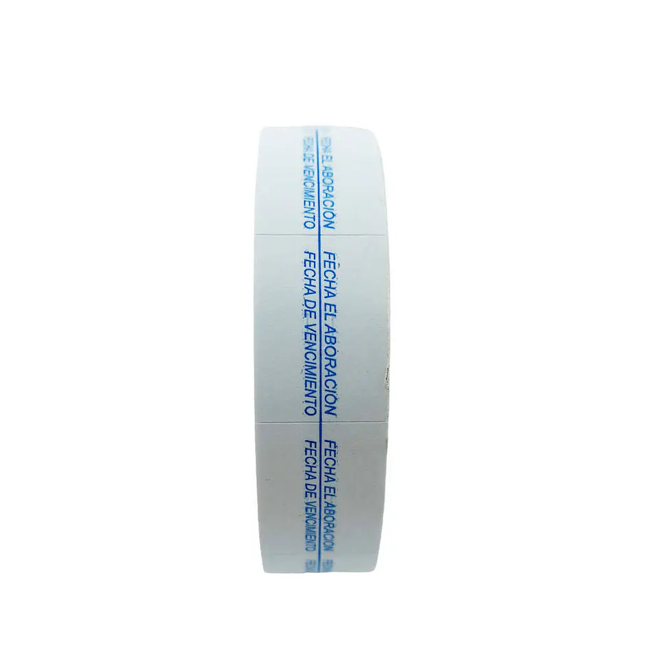 Etiqueta adhesiva 023X016MM 01 rollo de 800 etiquetas fecha elab/venc #6600 Hand 3