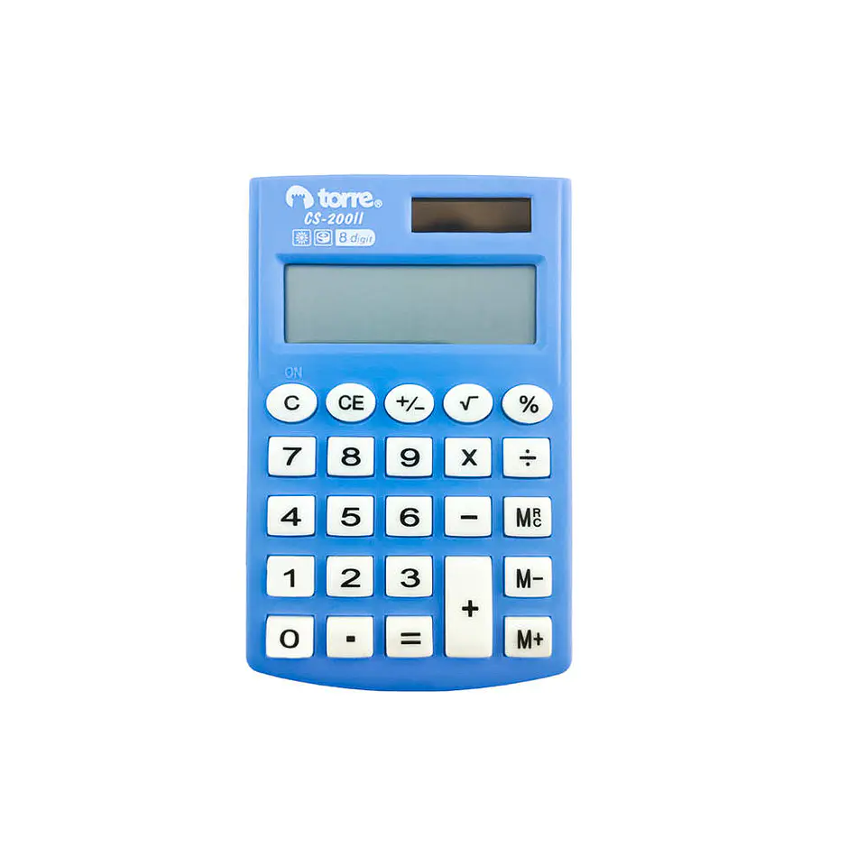 Calculadora bolsillo 08 dig 200ii color pocket torre 4