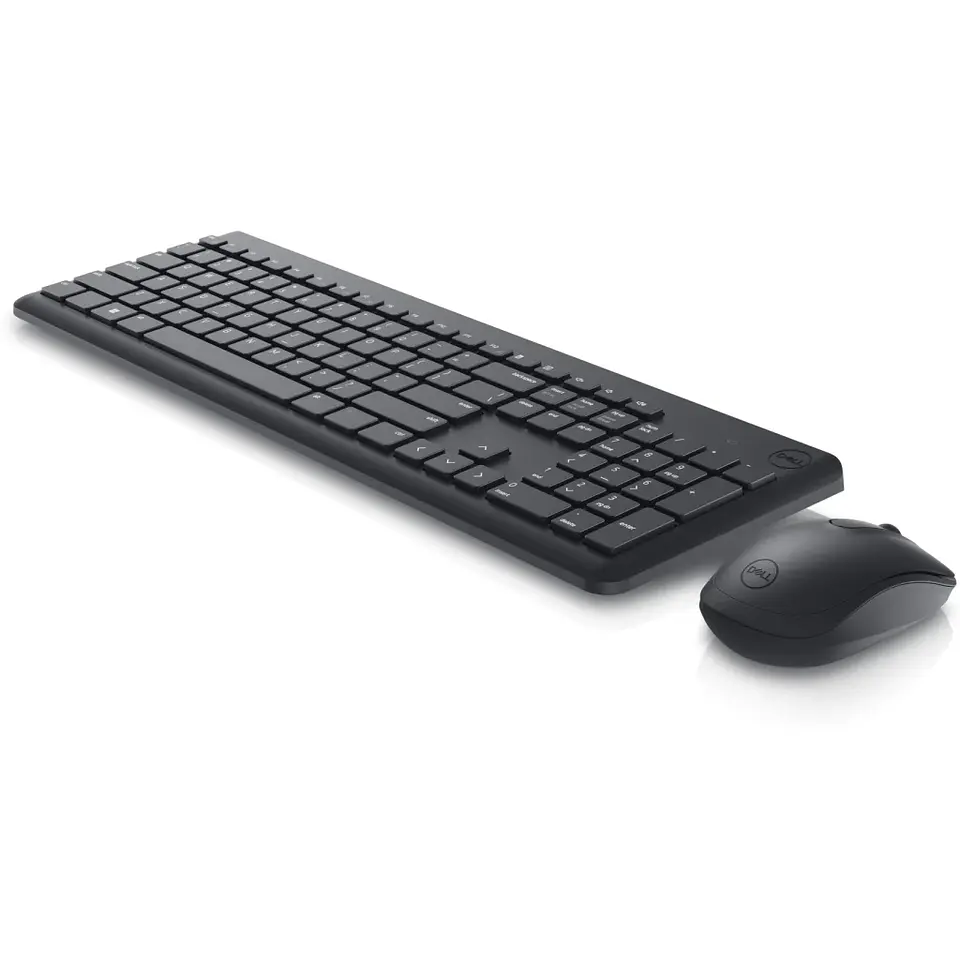 Kit Teclado Mouse Inalámbrico Dell KM3322W Interfaz 2.4GHz Recep USB Color Negro 1