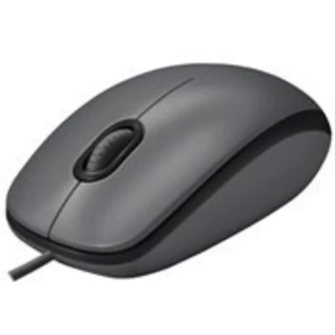 Mouse Alámbrico Logitech M90 Óptico 1000dpi USB color negro