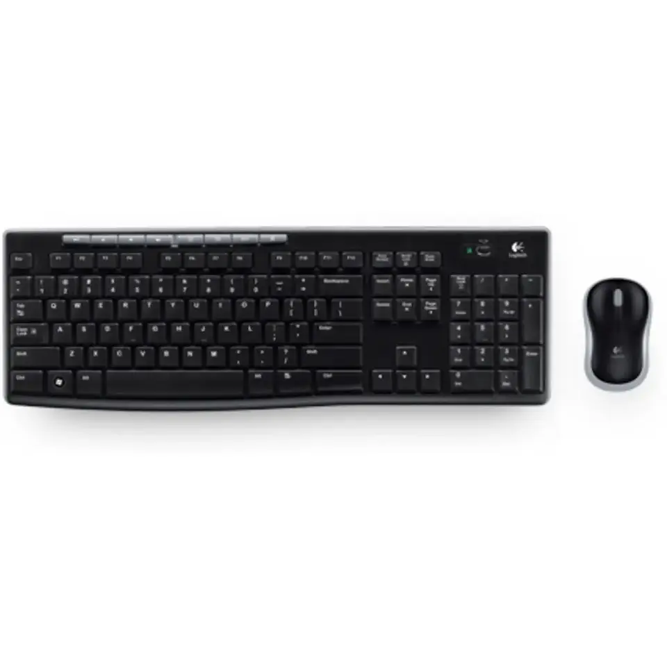 Kit Teclado Mouse Inalámbrico Logitech MK270 2,4MHz USB Color Negro 1