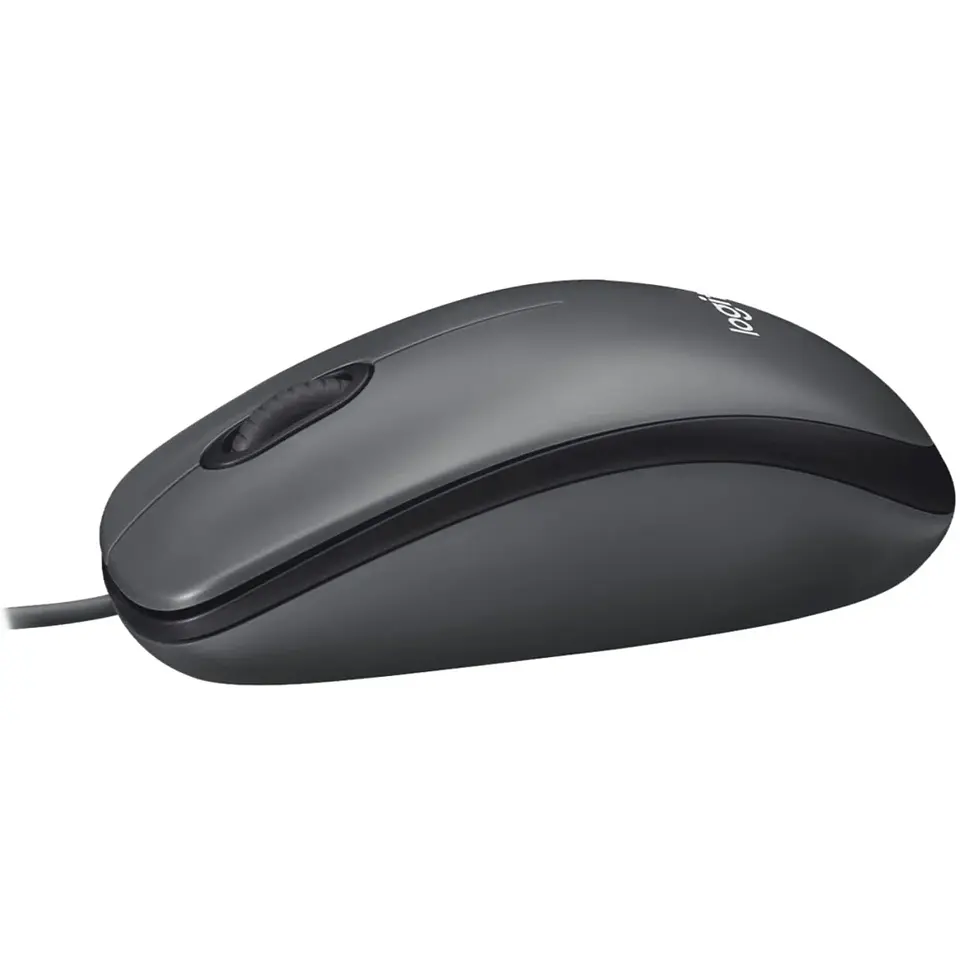 Mouse Alámbrico Logitech M90 Óptico 1000dpi USB color negro 4