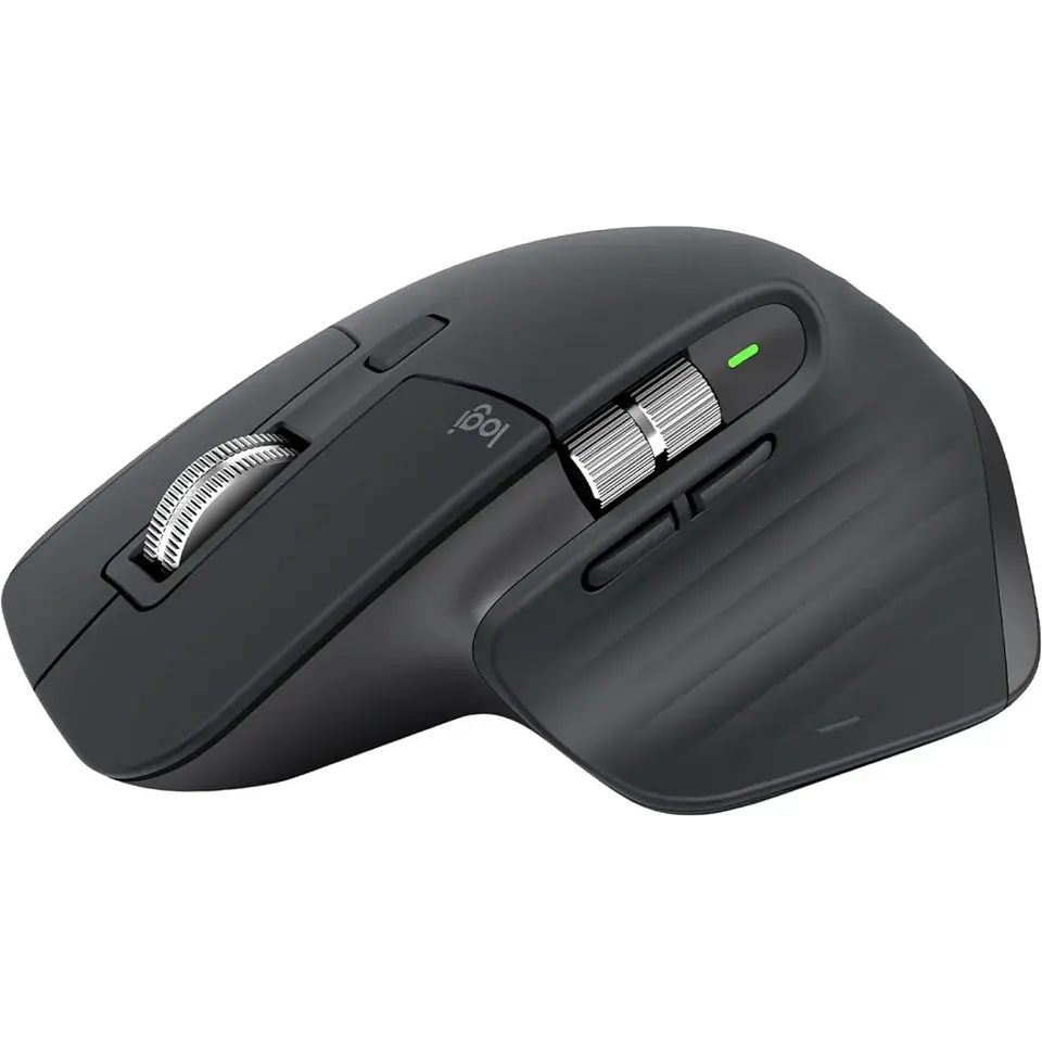 Mouse Inalámbrico Logitech MX Master 3s Óptico 8000DPI 7 Botones Bluetooth Negro 1