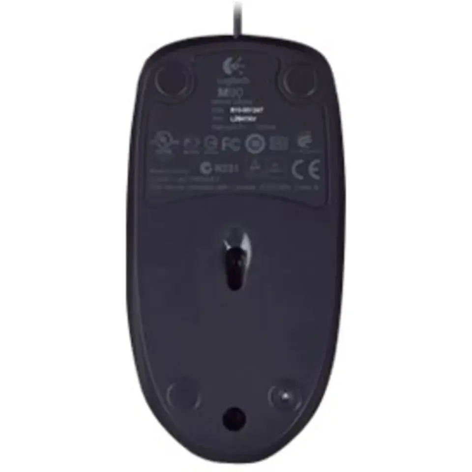 Mouse Alámbrico Logitech M90 Óptico 1000dpi USB color negro 5