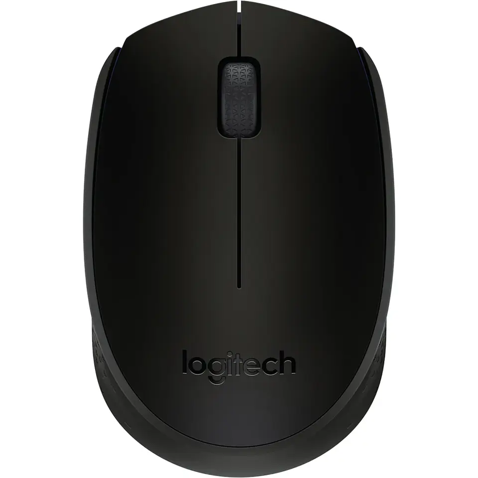 Mouse Inalámbrico Logitech M170 Óptico 1000dpi 2.4GHz 3 botones USB Negro 1