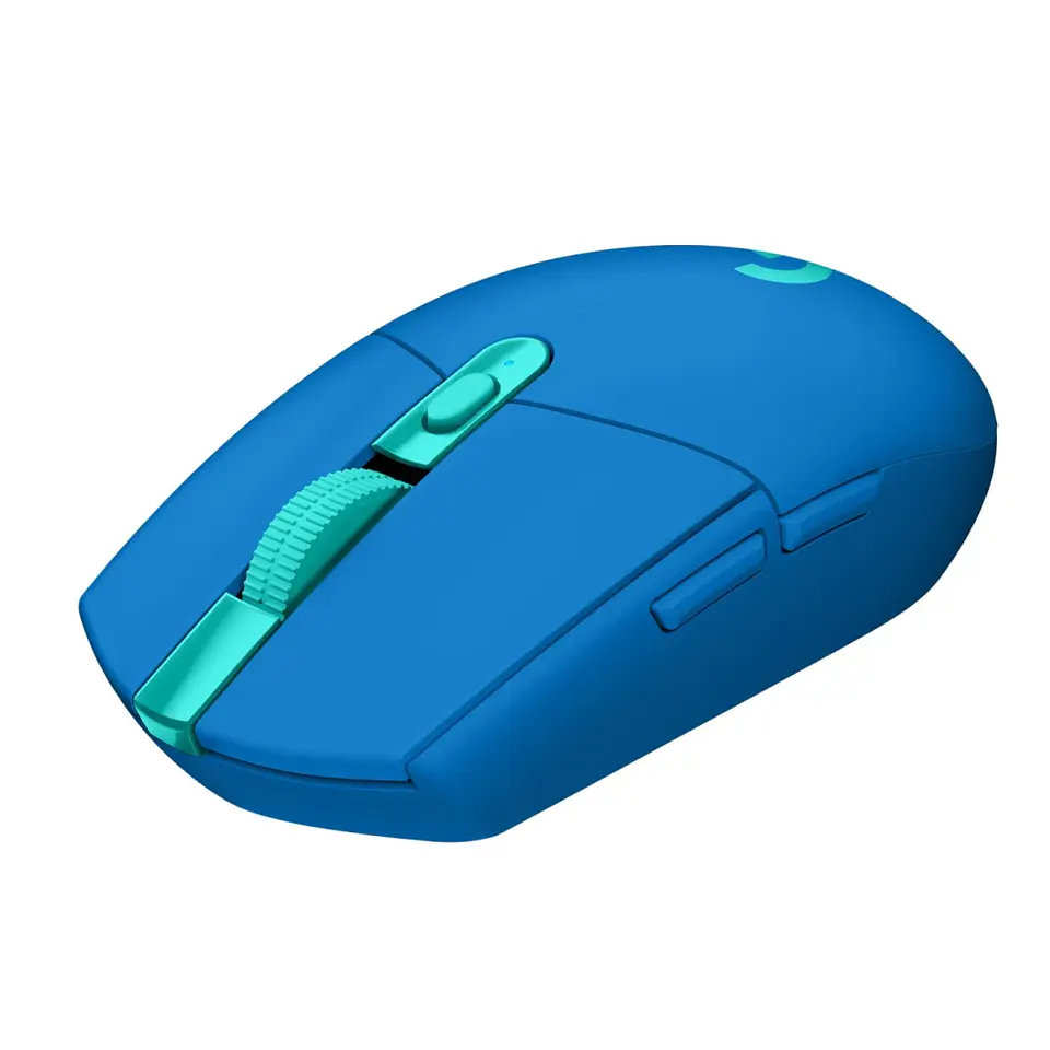 Mouse Inalámbrico Gamer Logitech G305 lighspeed sensor HERO USB azul 3