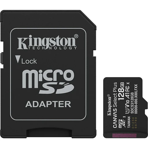 Memoria MicroSDHC 128GB Kingston Canvas Select Lec 150MB/s
