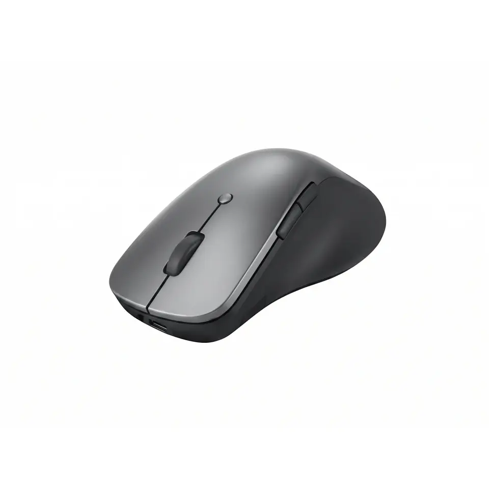 Mouse Inalámbrico Lenovo Profesional Óptico 4000DPI Recargable 6 Botone BT Gris 5