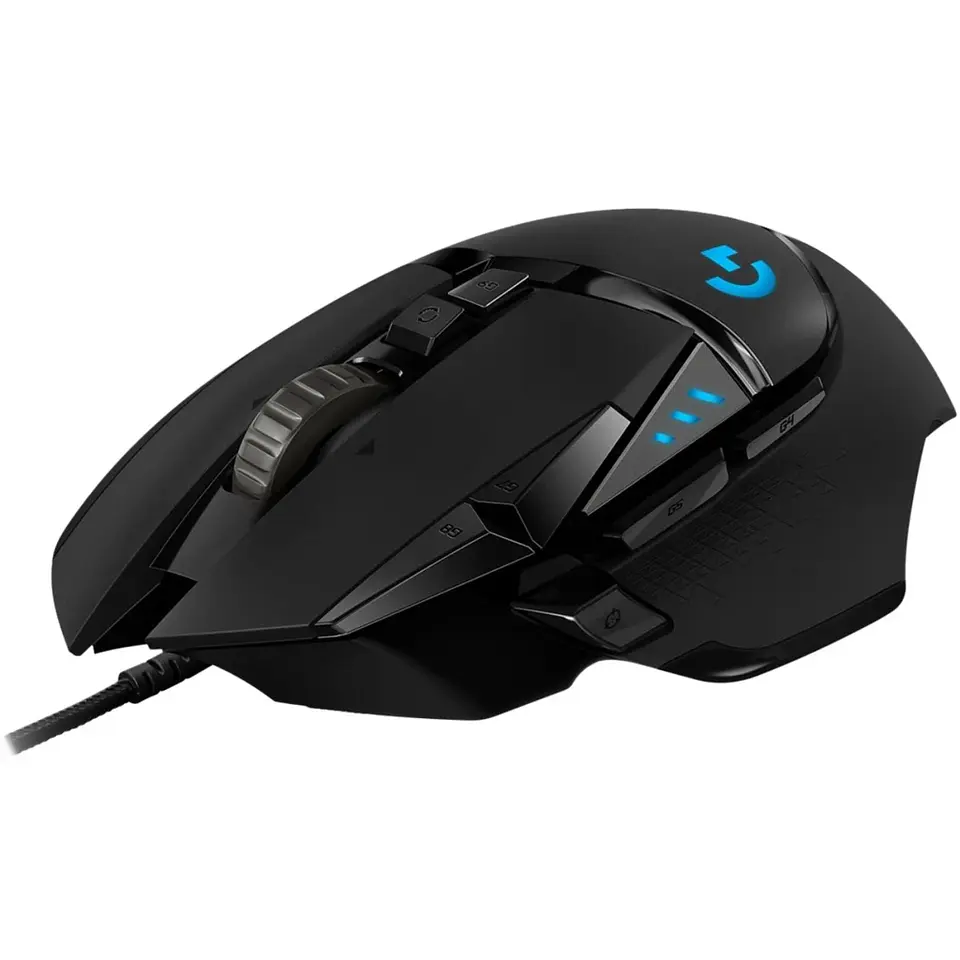 Mouse Gamer Alámbrico Logitech G502 Hero Óptico 16000dpi 11 Btns USB RGB Negro 4