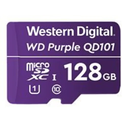 Memoria MicroSDXC 128GB Western Digital Surveillance Purple UHS-I CL10 S/Adapt