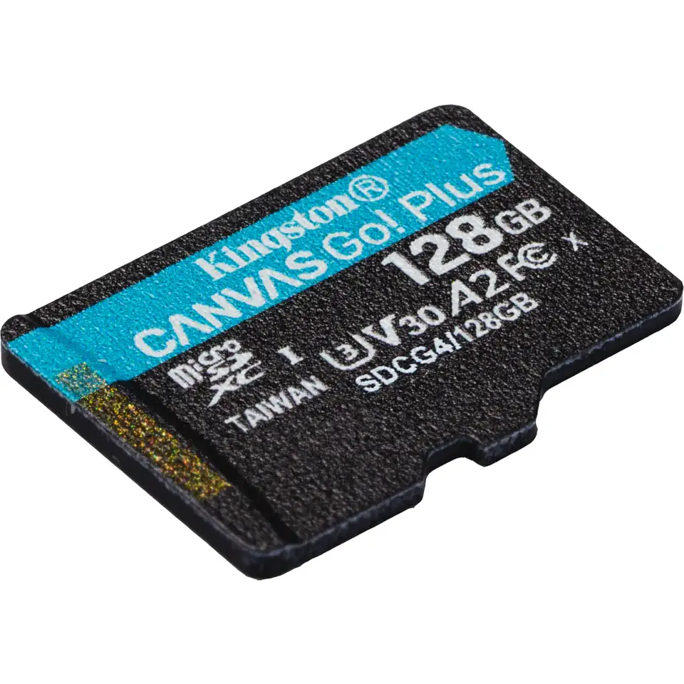 Memoria MicroSDXC 128GB Kingston Canvas Go Plus Cat10 UHS-I U3 V30 A2 Lec200MB/s 4