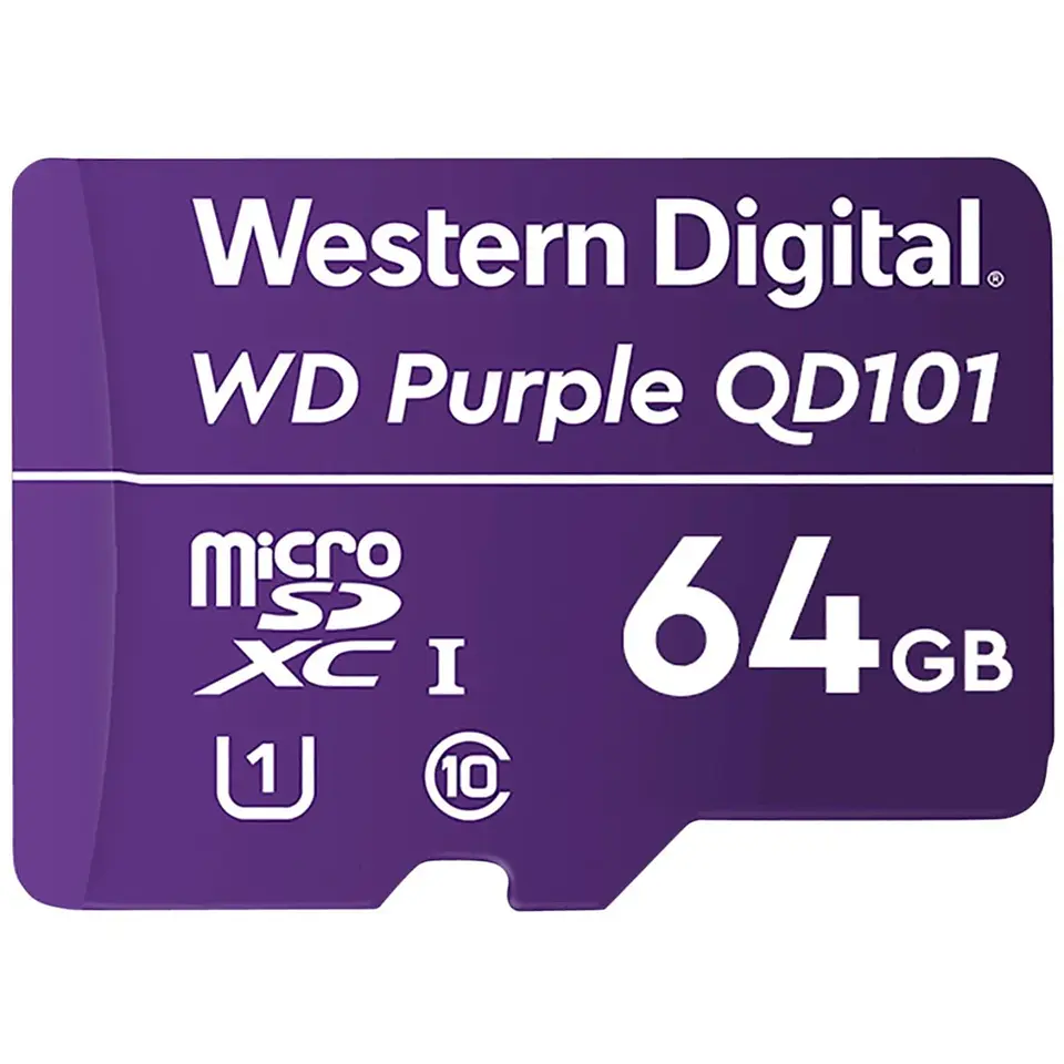Memoria MicroSDHC 64GB Western Digital Purple SC QD101 UHS-I CL10 Sin Adaptador 3
