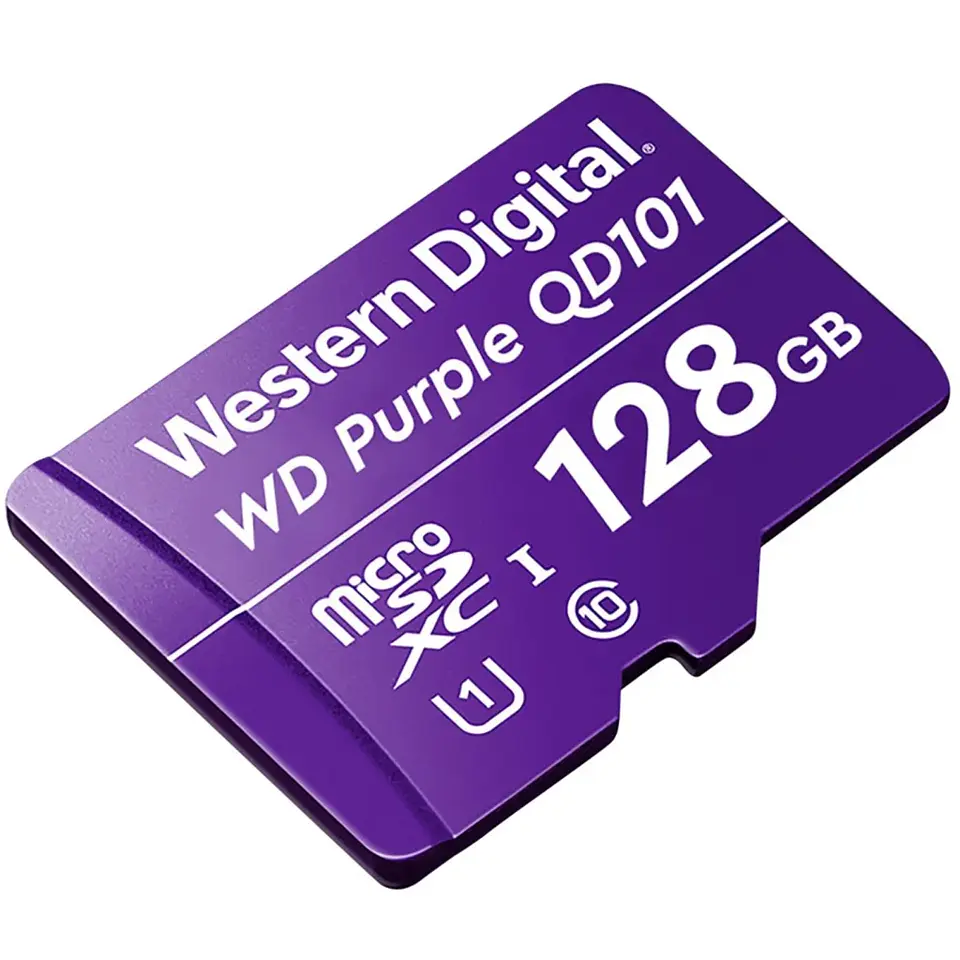 Memoria MicroSDXC 128GB Western Digital Surveillance Purple UHS-I CL10 S/Adapt 3