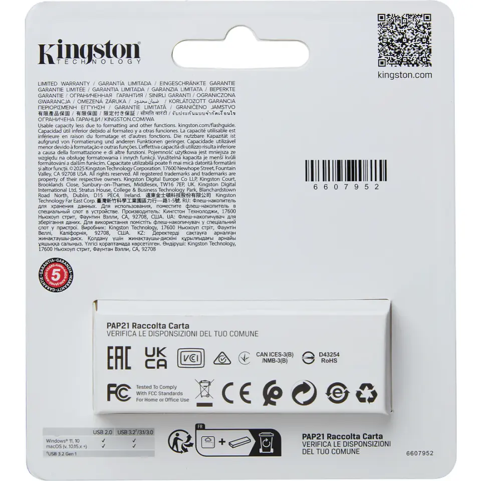 Pendrive 64GB Kingston DataTraveler Exodia S USB 3.2 Gen1 Black 4