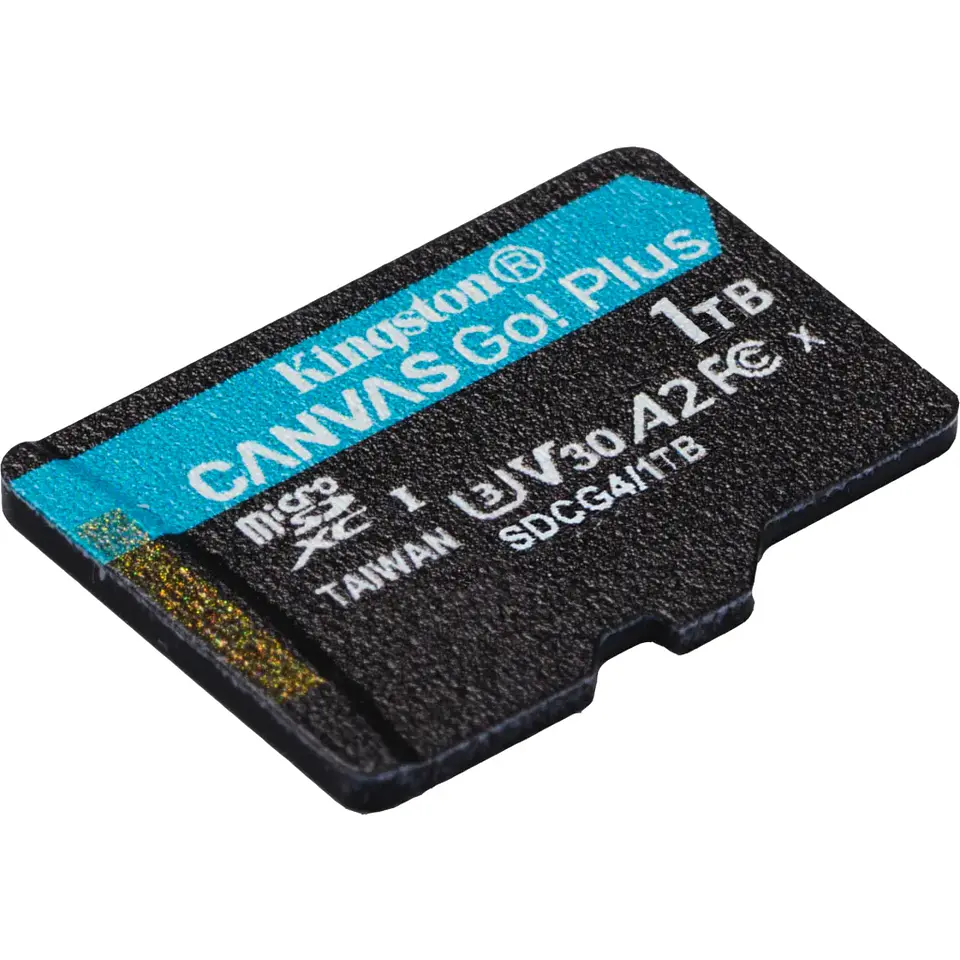 Memoria MicroSDXC 1TB Kingston Canvas Go Plus Cat10 UHS-I U3 V30 A2 Lec200MB/s 4