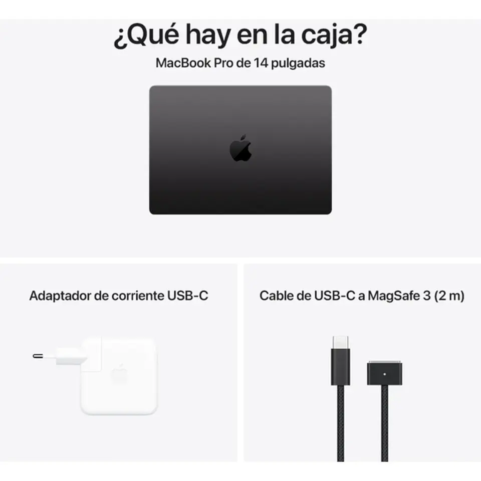 MacBook Pro 14/ M5 10C/ GPU 10C/ 24GB RAM/ 1TB negro espacial 4