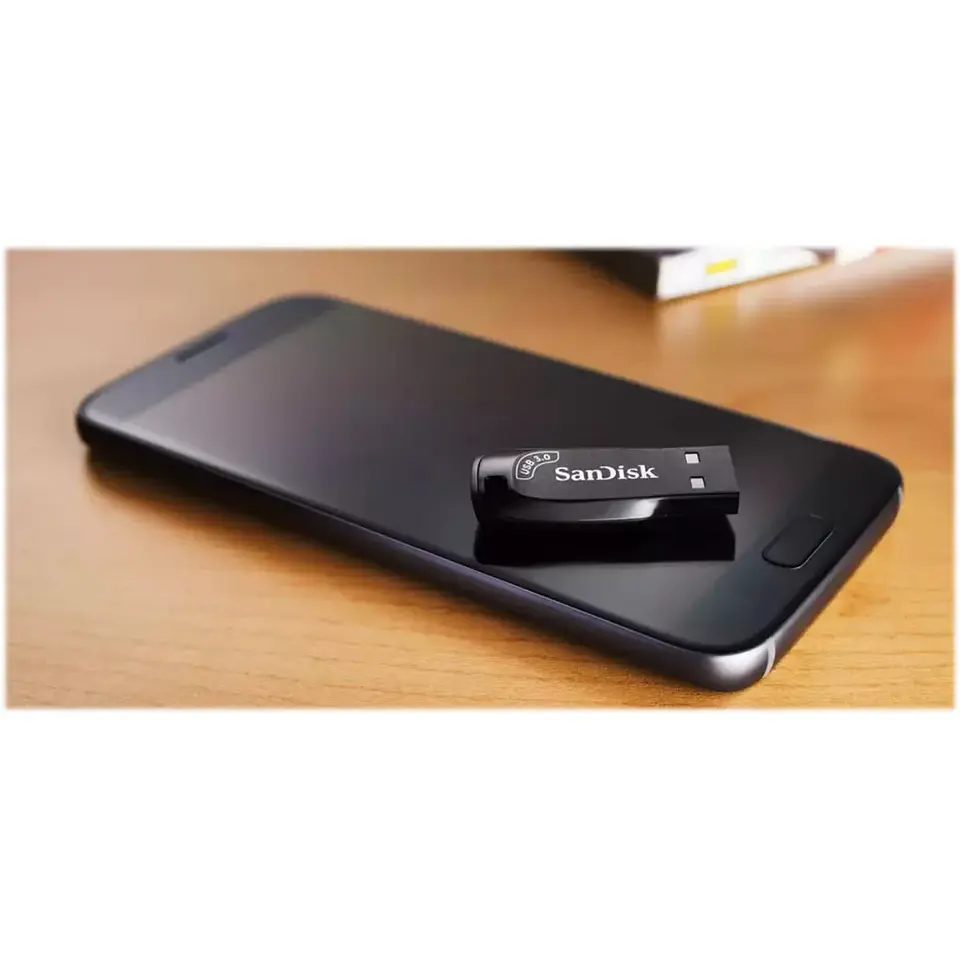 Pendrive 64GB SanDisk Ultra Shift USB 3.0 Flash Drive Sin tapa color negro 5