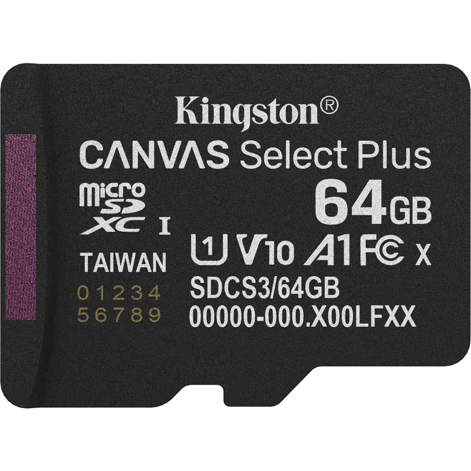 Memoria MicroSDHC 64GB Kingston Canvas Select Plus 3