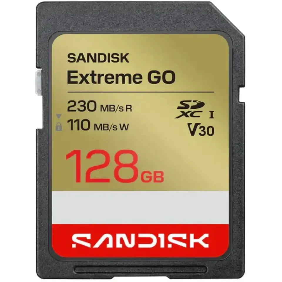 SanDisk Extreme SD UHSI C10 U3 V30 128GB 1