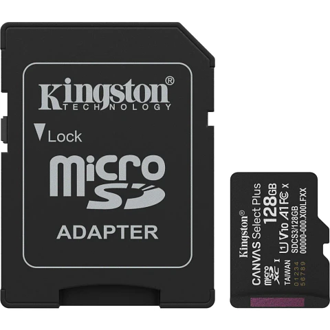 Memoria MicroSDHC 128GB Kingston Canvas Select Lec 150MB/s