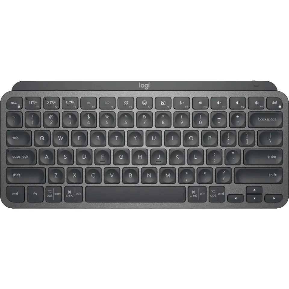 Teclado Español iluminado Bluetooth Logitech MX Keys Mini Grafito 2