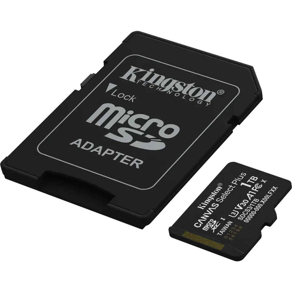 Memoria MicroSDXC 1TB Kingston Canvas Select Plus Clase 10 UHS-I Lec150MB/s 2