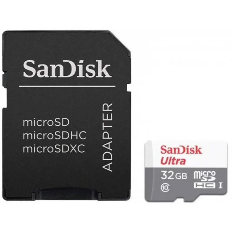 Memoria MicroSDHC 32GB SanDisk Ultra UHS-I Class10 Lec48MB/s (Incly Adap) 1
