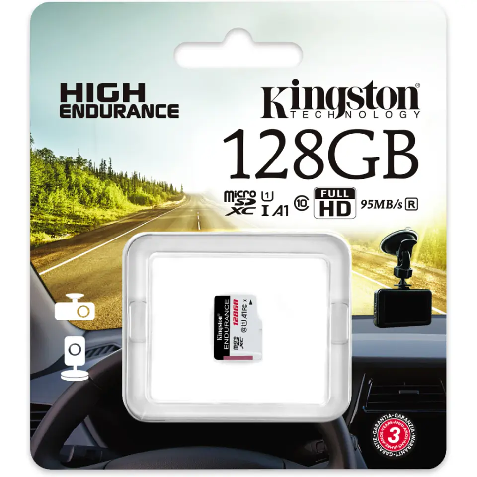 Memoria MicroSDHC 128GB Kingston Endurance Surveillance UHS-I U1 CL10 2