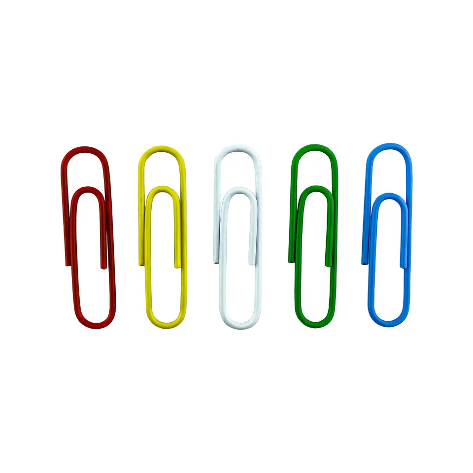Clips 33 mm 100 u punta redonda color auca 4
