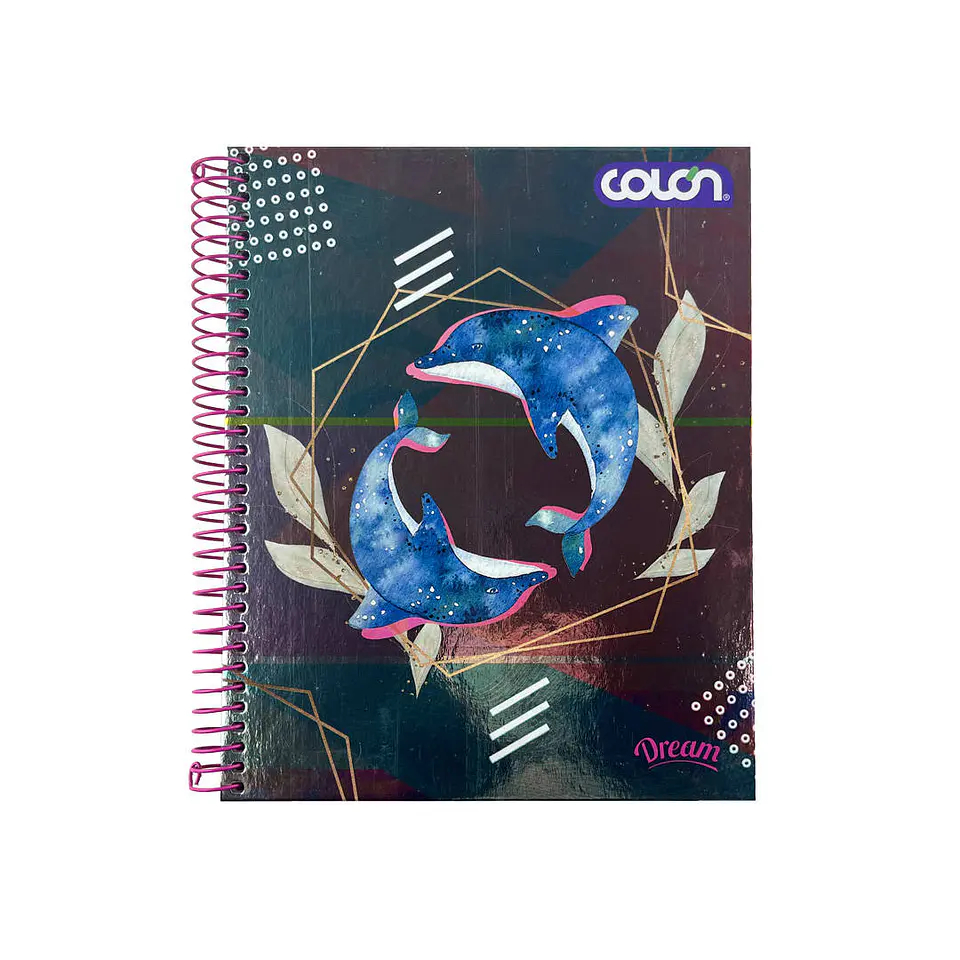 Cuaderno 1/2 oficio matematica 120 hojas 7mm dream Colon 2