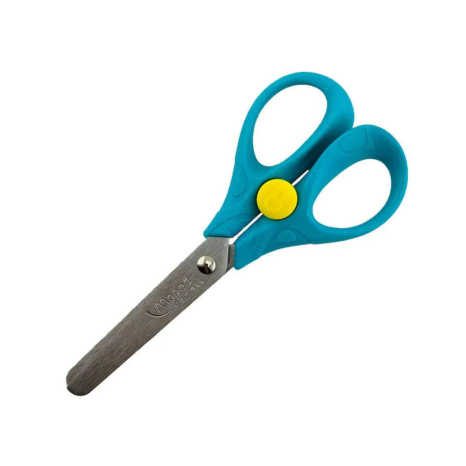 Tijera escolar 13 cm punta redonda 01 u security Maped 2