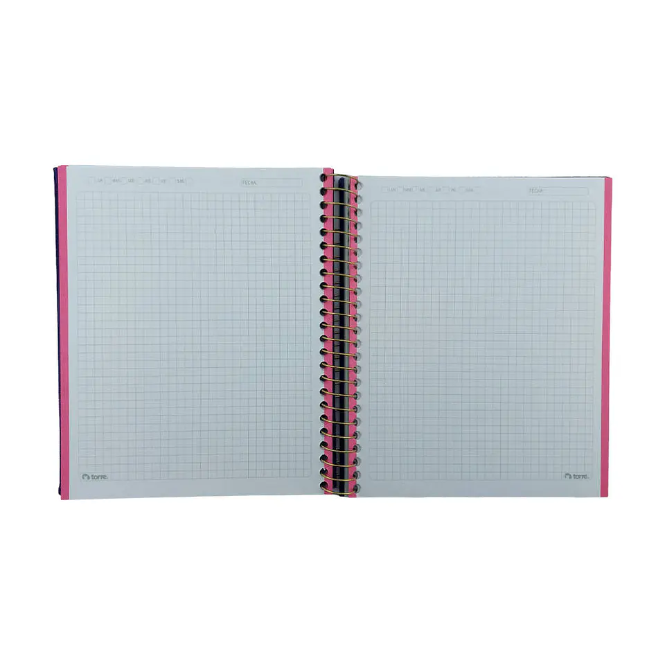 Cuaderno 1/2 oficio matematica 120 hojas 5mm fabric torre 3
