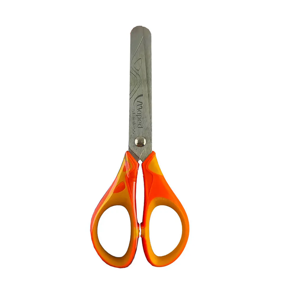 Tijera escolar 13 cm punta redonda blis 01 u soft Maped 2