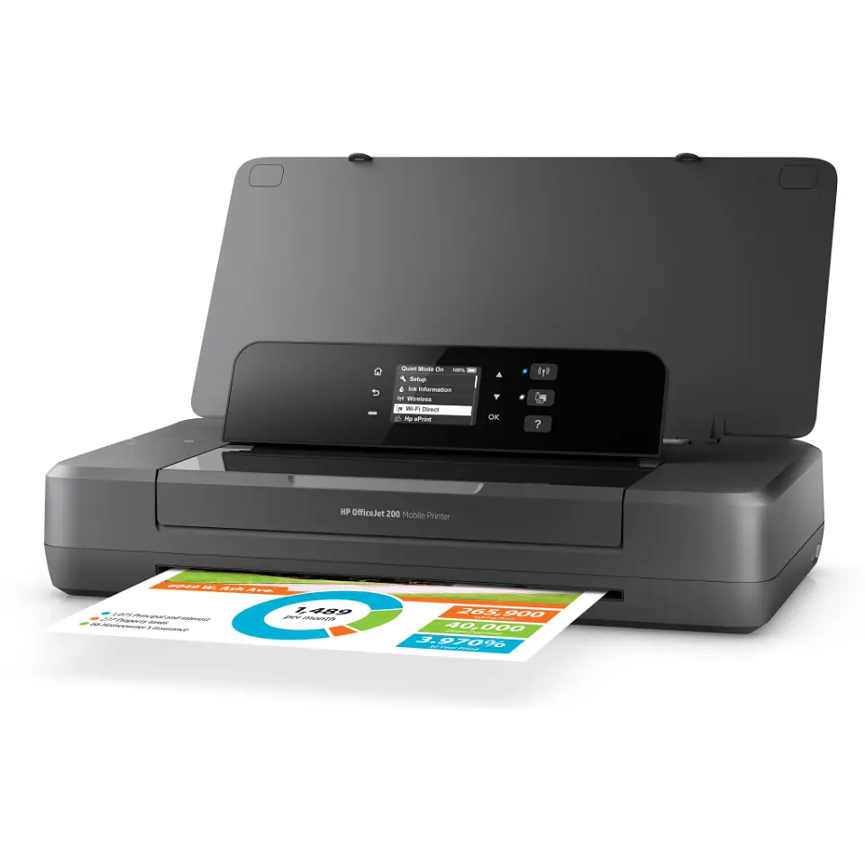 Impresora Portátil HP OfficeJet 200 Chorro de Tinta 17 ppm USB 2.0 WIFI A4/Legal 4