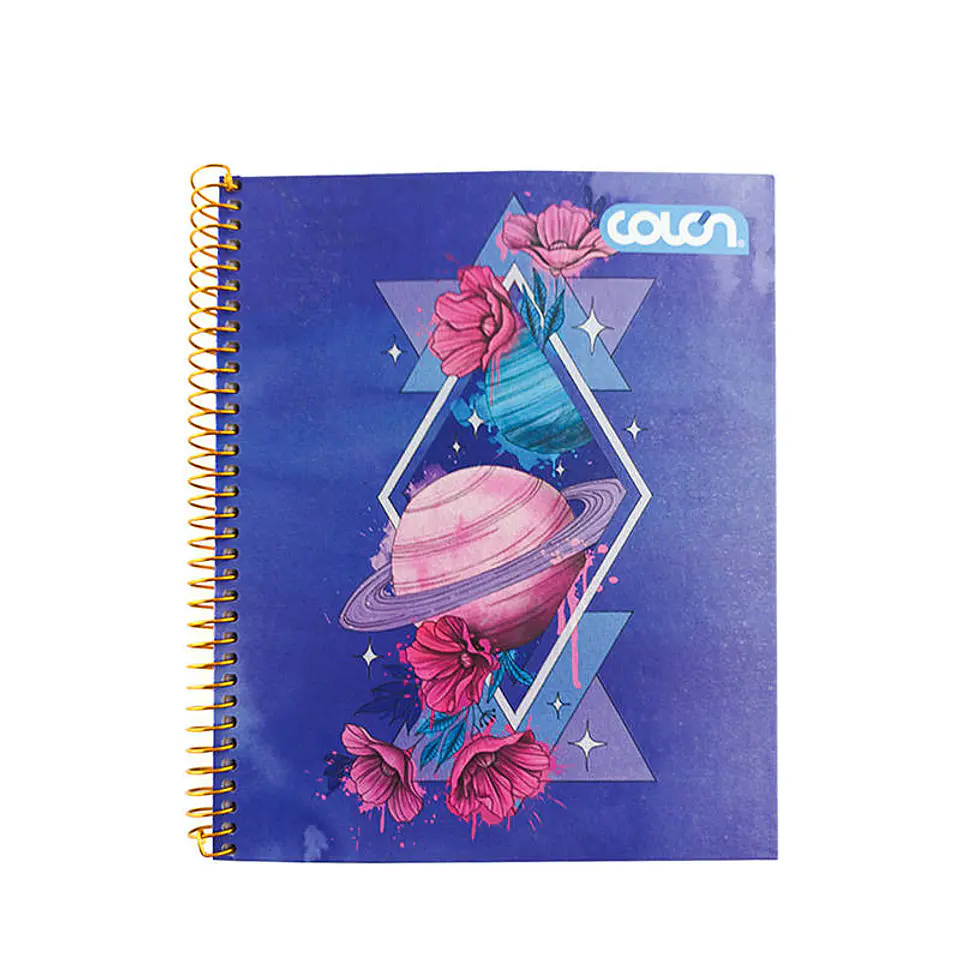 Cuaderno 1/2 oficio matematica 120 hojas 7mm natura Colon 1