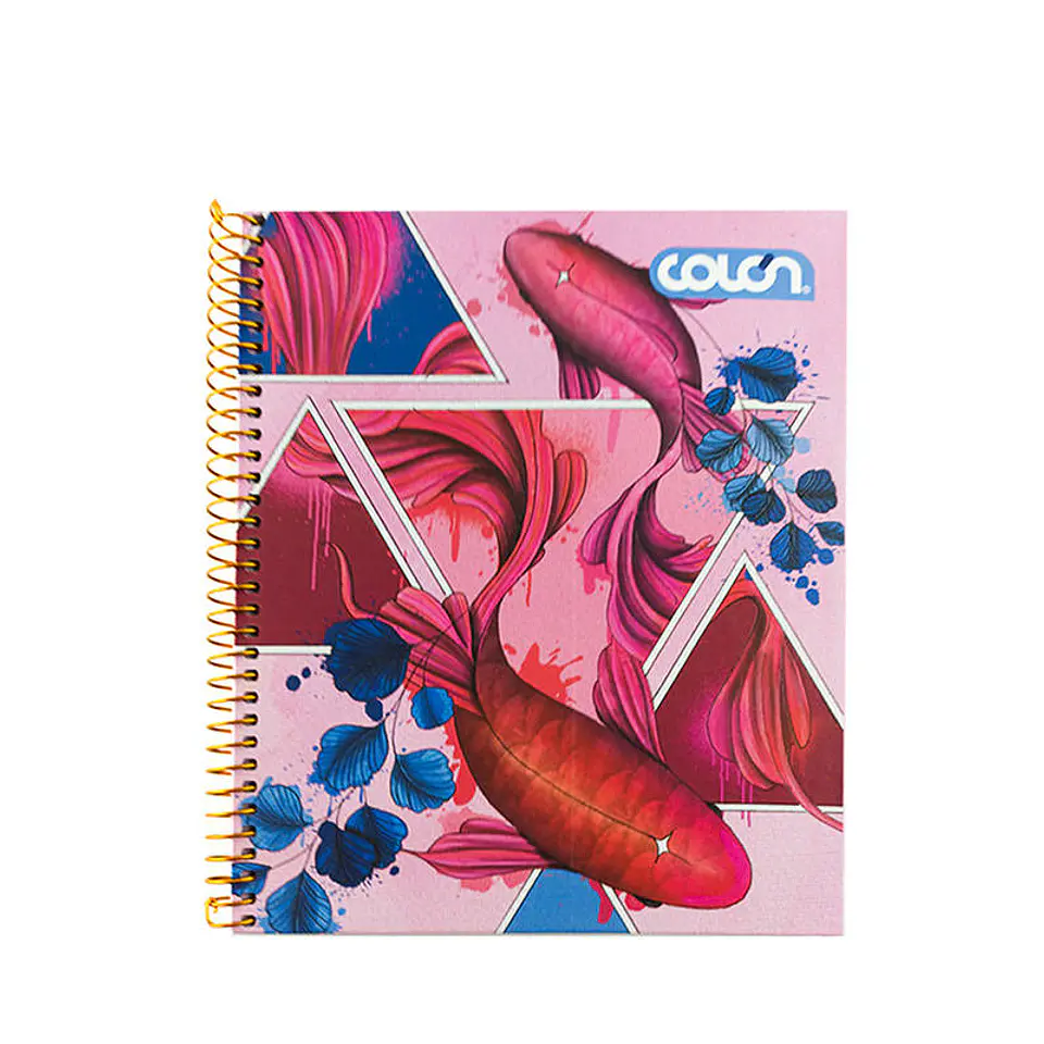 Cuaderno 1/2 oficio matematica 120 hojas 7mm natura Colon 2