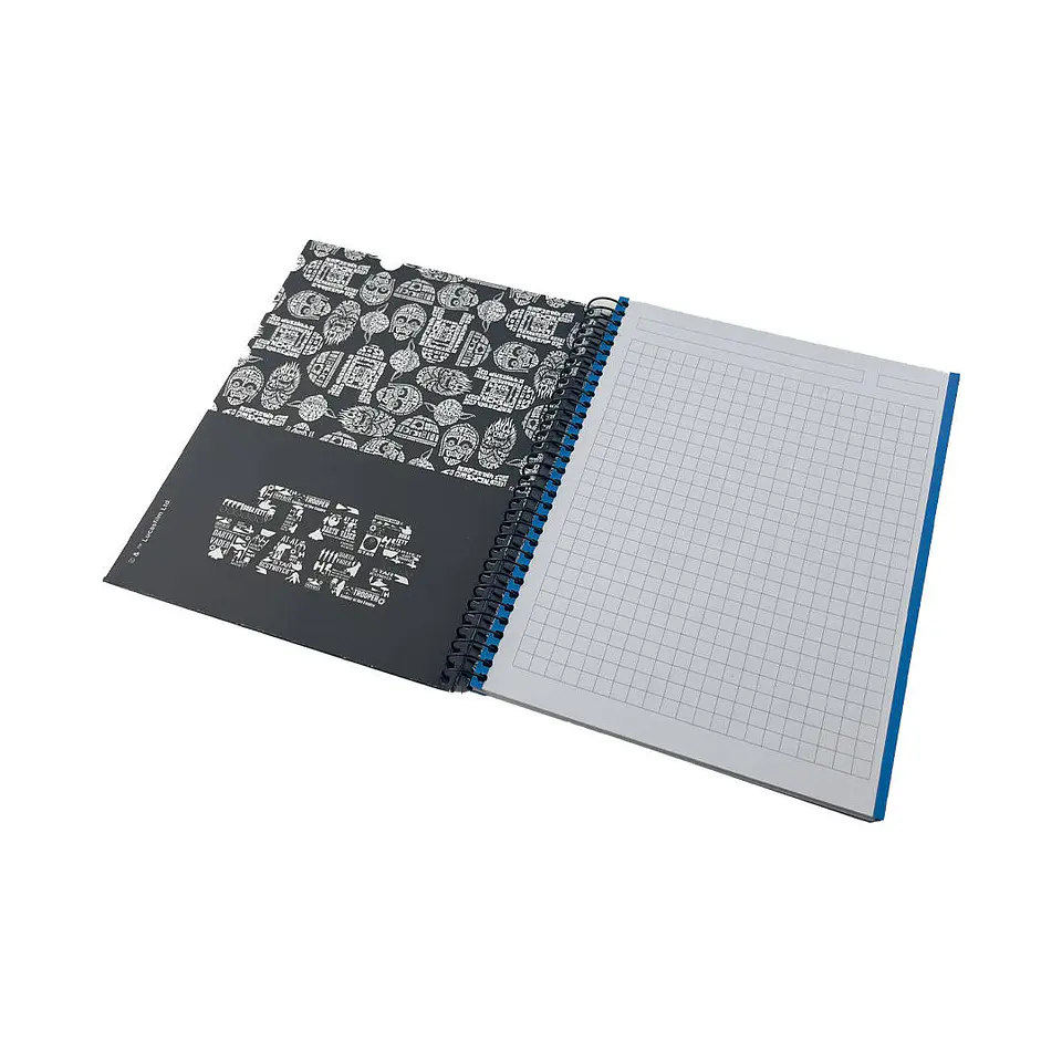 Cuaderno 1/2 oficio matematica 150 hojas 7mm star wars Torre 2