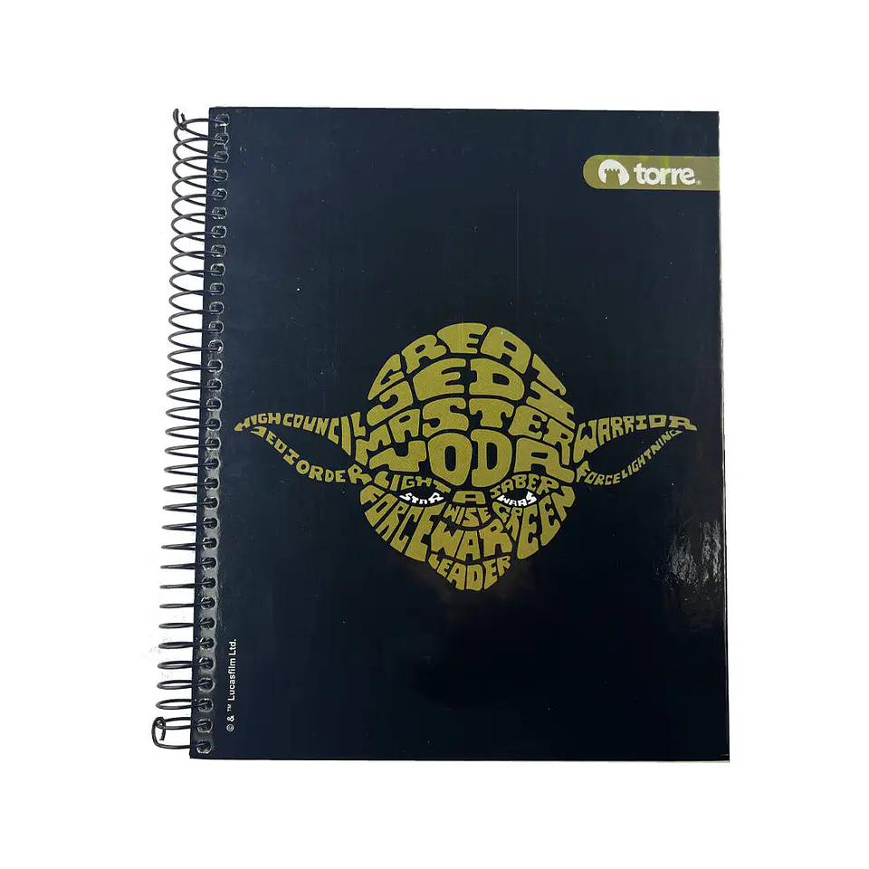 Cuaderno 1/2 oficio matematica 150 hojas 7mm star wars Torre 3