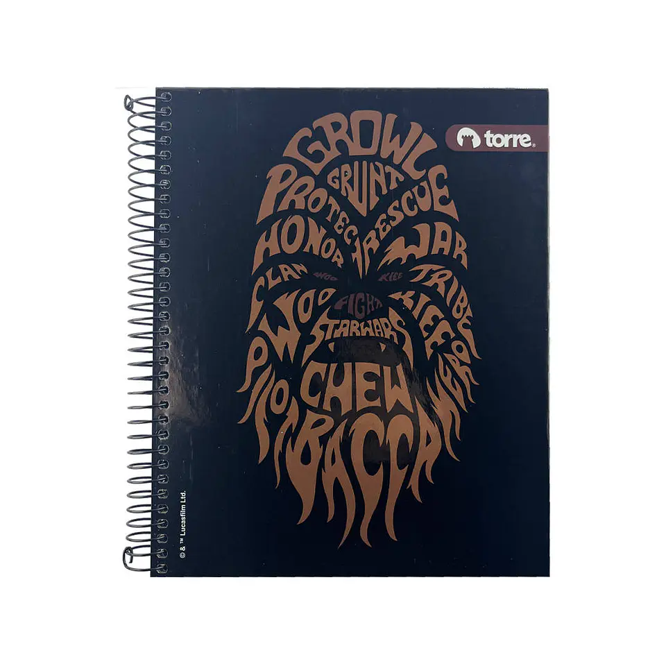 Cuaderno 1/2 oficio matematica 150 hojas 7mm star wars Torre 5