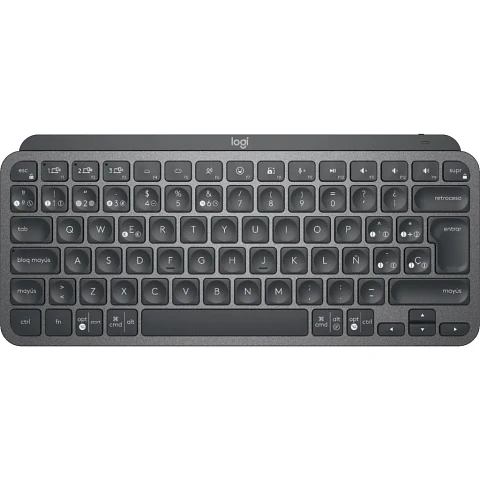 Teclado Español iluminado Bluetooth Logitech MX Keys Mini Grafito