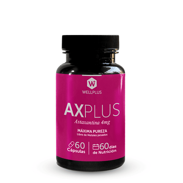 AXPLUS wellplus 60 capsulas astaxantina 4 mg