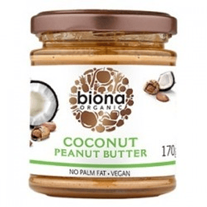 Mantequilla de mani coco organica 170g  Biona