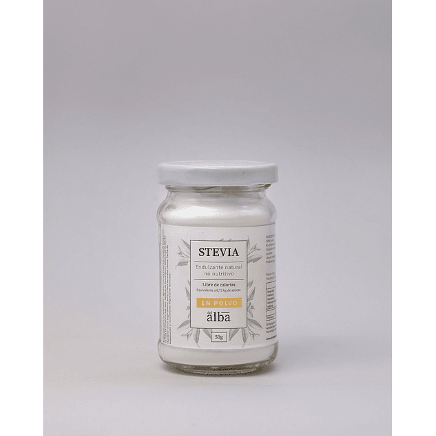 Stevia en polvo 50g Del Alba 