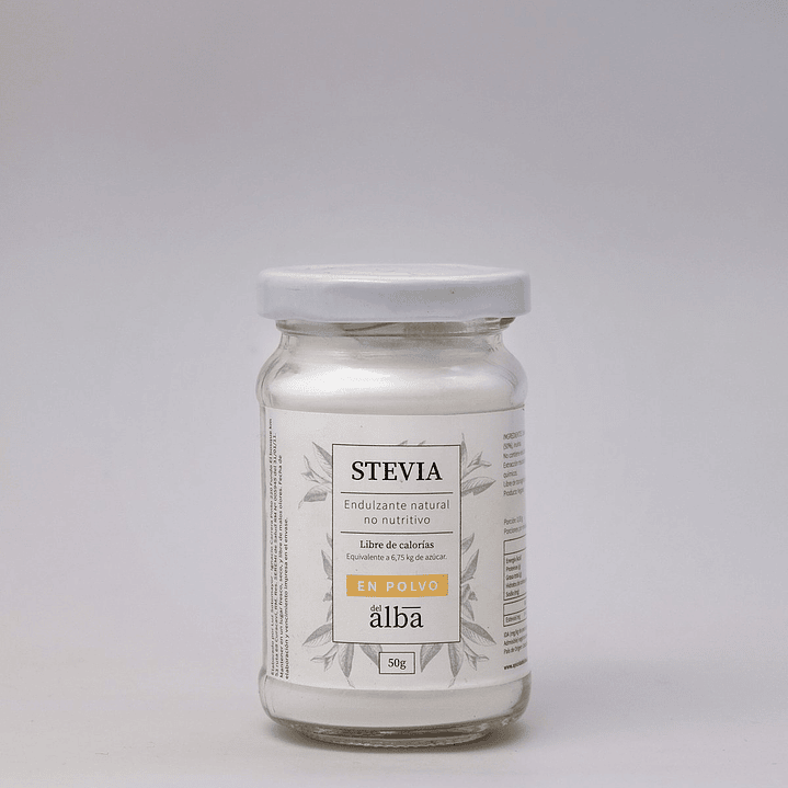 Stevia en polvo 50g Del Alba  1