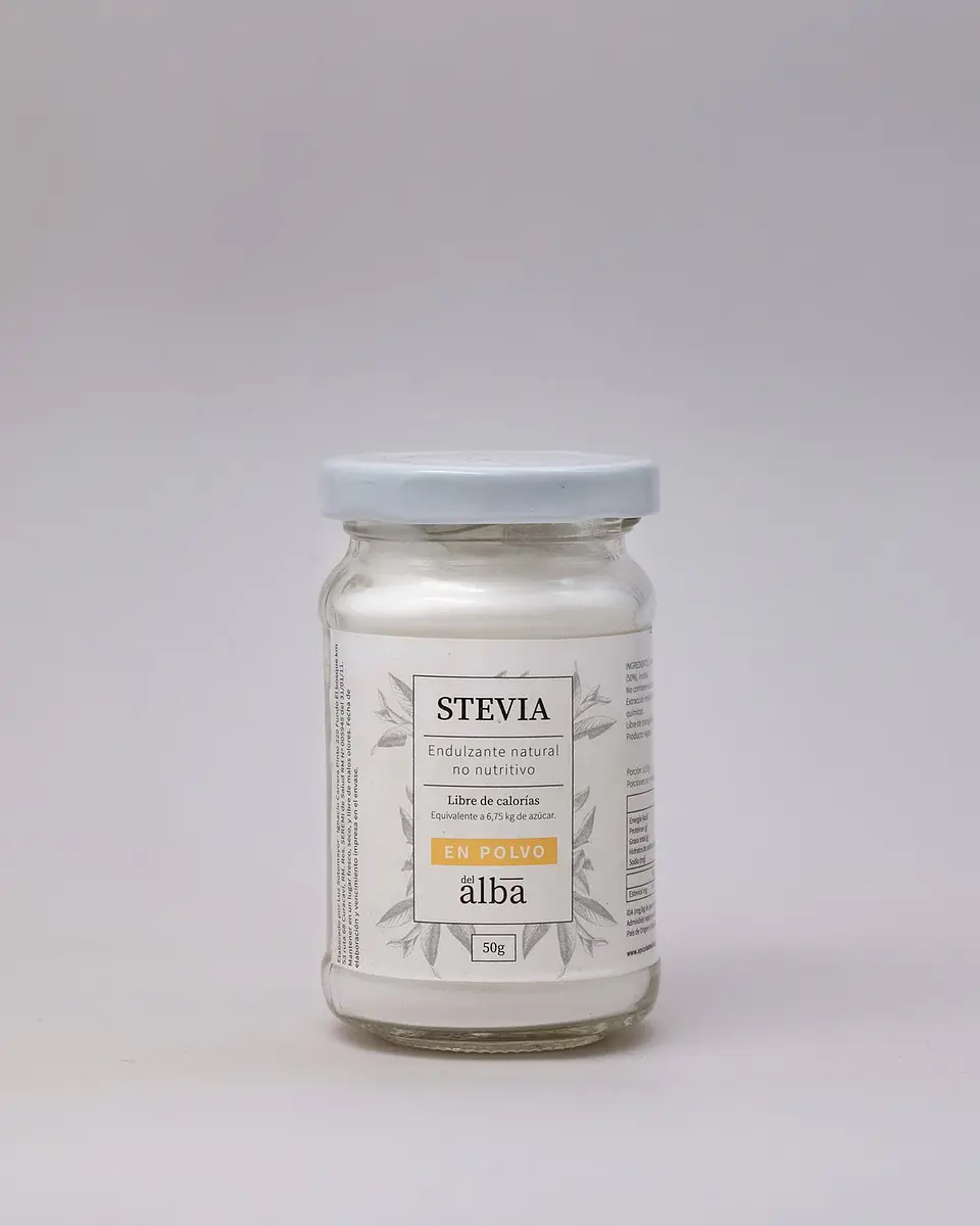 Stevia en polvo 50g Del Alba  1