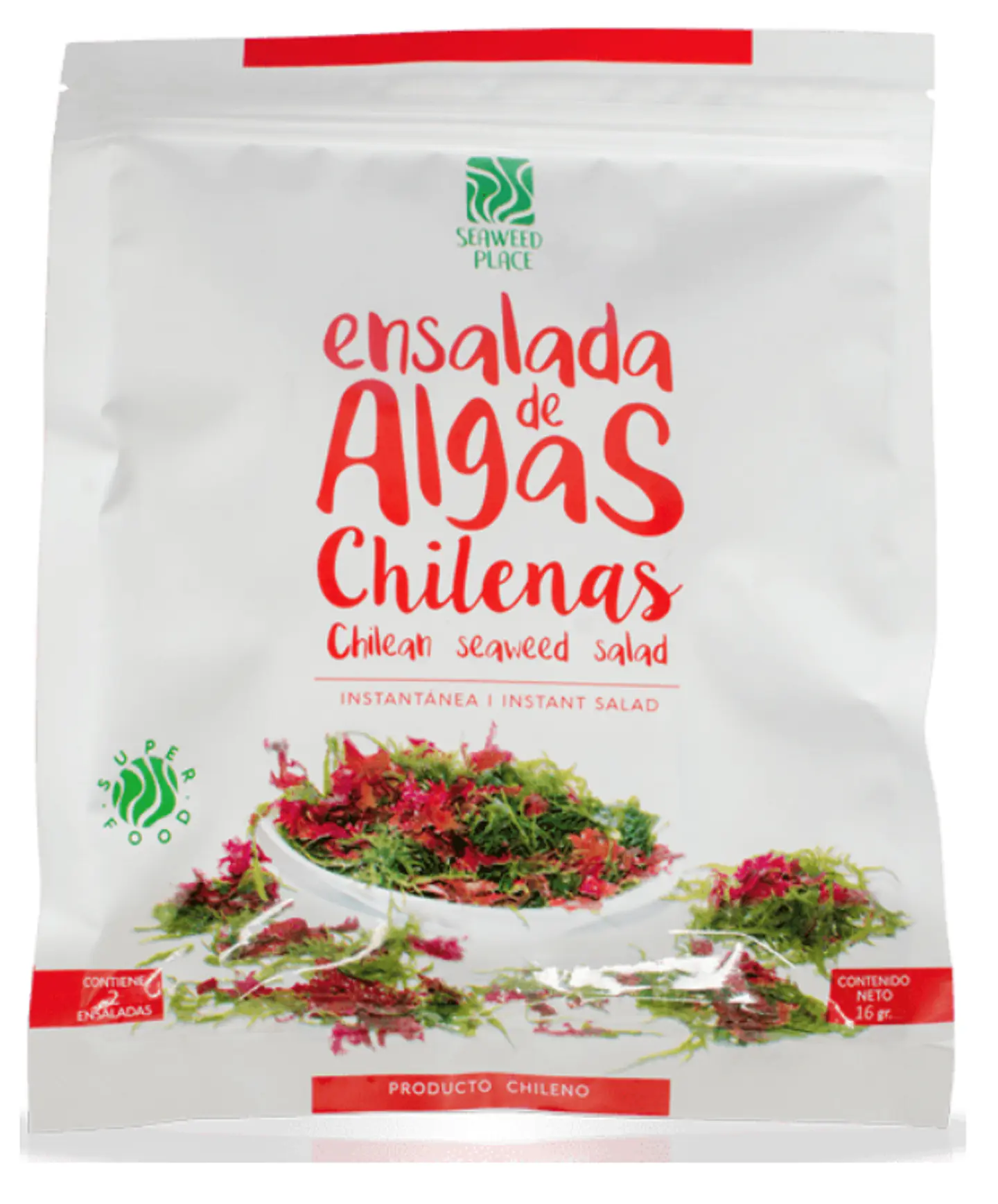 Ensalada de algas chilenas 16g Seaweed Place 1
