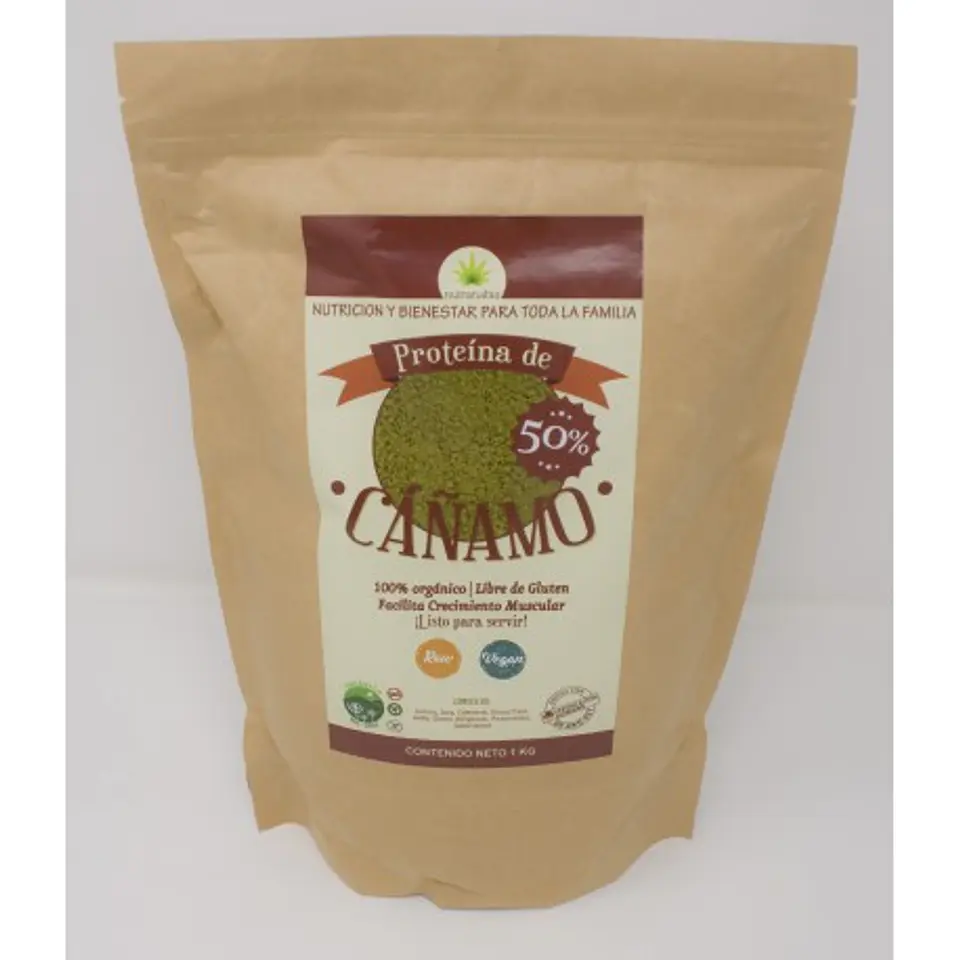 Proteina de cañamo en polvo organica 1kg Nutranabis 1